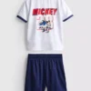 1,5–9 år | Disney Minnie Mouse fodbold-T-shirt og Shorts-sæt