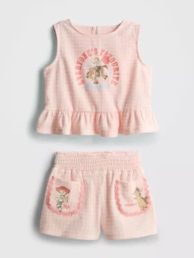1,5–9 år | Disney Pixars Toy Story-sæt med peplum-top og Shorts