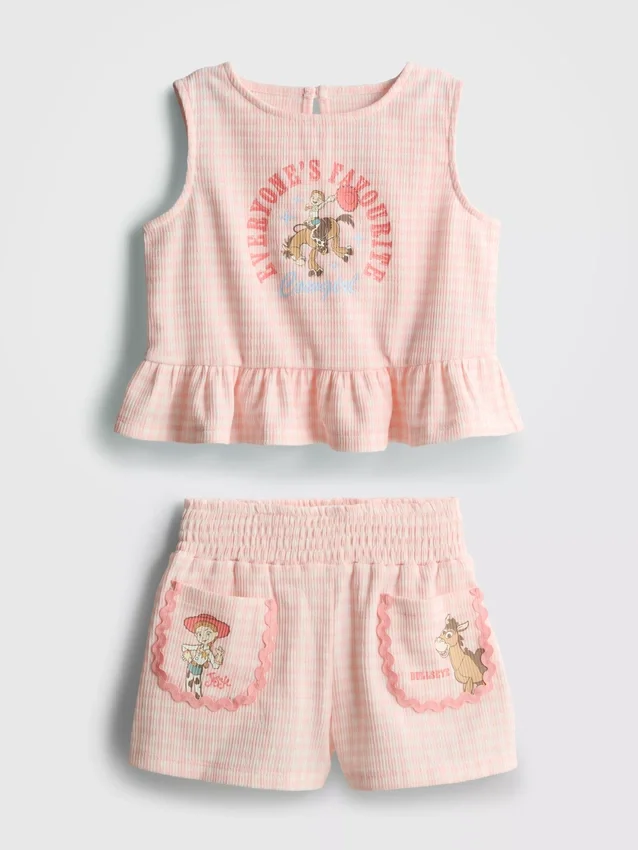 1,5–9 år | Disney Pixars Toy Story-sæt med peplum-top og Shorts