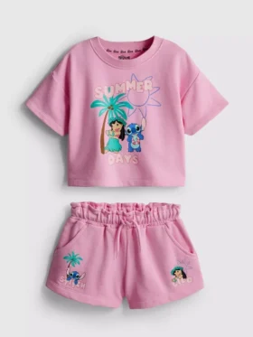 1,5–9 år | Disney's Stitch T-shirt og shorts-sæt