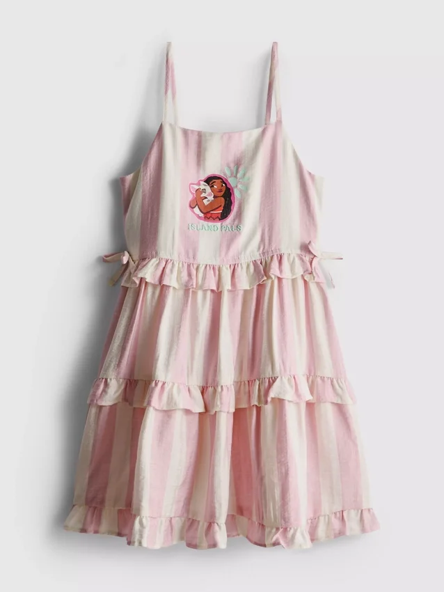 1,5–9 år | Disneys Moana-kjole med lagdelt camisole