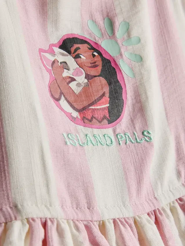 1,5–9 år | Disneys Moana-kjole med lagdelt camisole