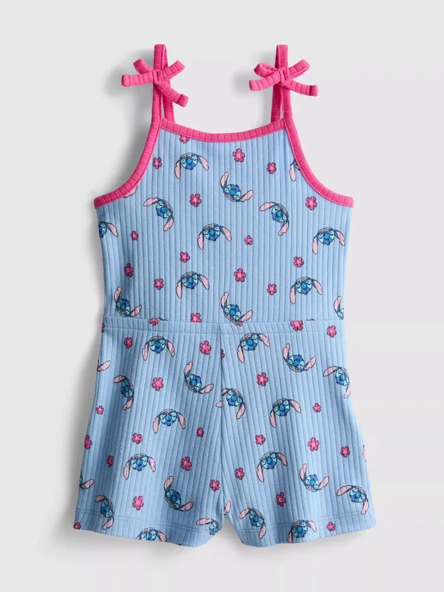 1,5–9 år | Disneys Stitch-romper med ribkant