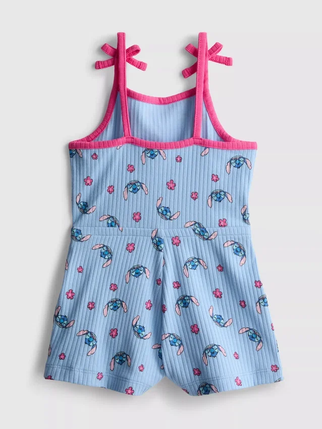 1,5–9 år | Disneys Stitch-romper med ribkant
