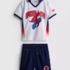 1,5–9 år | Marvel Spider-Man fodbold-T-shirt og shorts-sæt