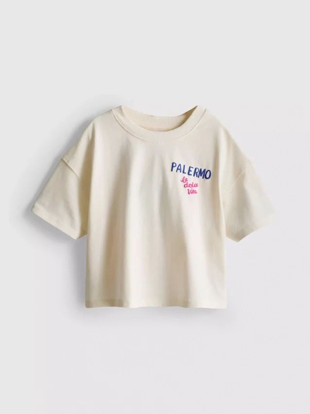 1,5–9 år | Palermo grafisk T-shirt med bred pasform