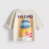 1,5–9 år | Palermo grafisk T-shirt med bred pasform