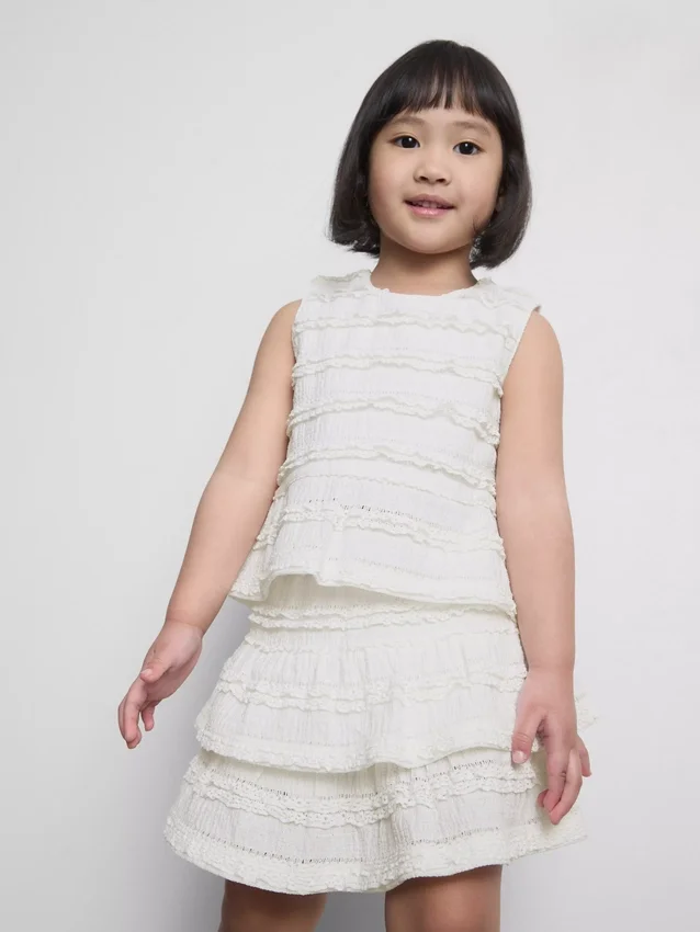 1,5–9 år | peplum-bluse uden ærmer