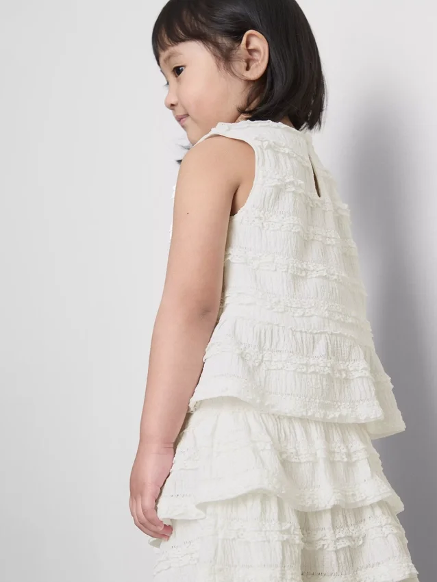 1,5–9 år | peplum-bluse uden ærmer