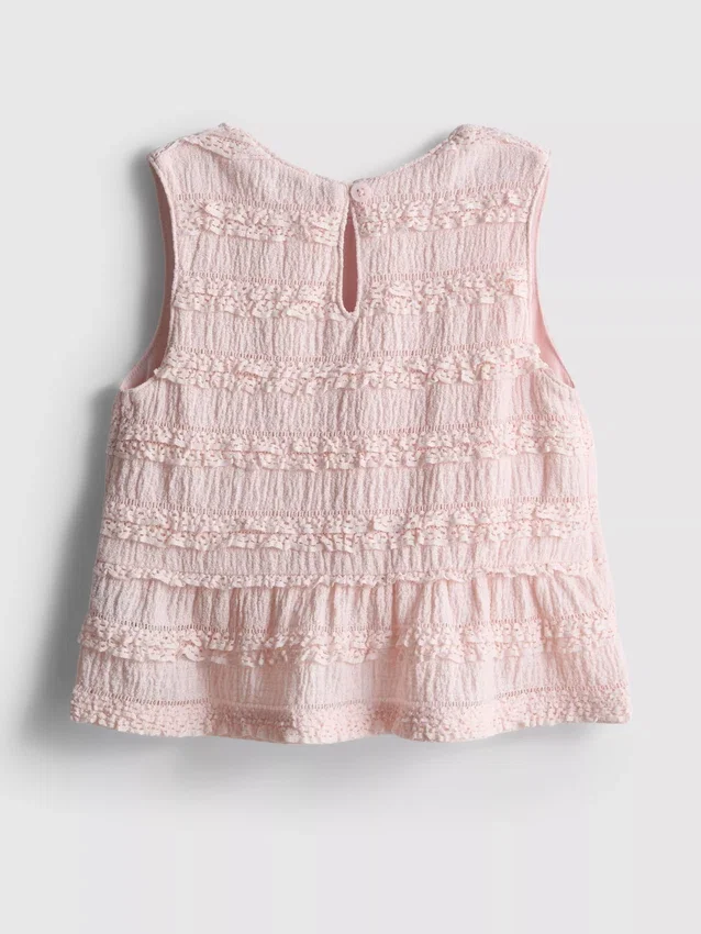 1,5–9 år | peplum-bluse uden ærmer
