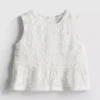 1,5–9 år | peplum-bluse uden ærmer