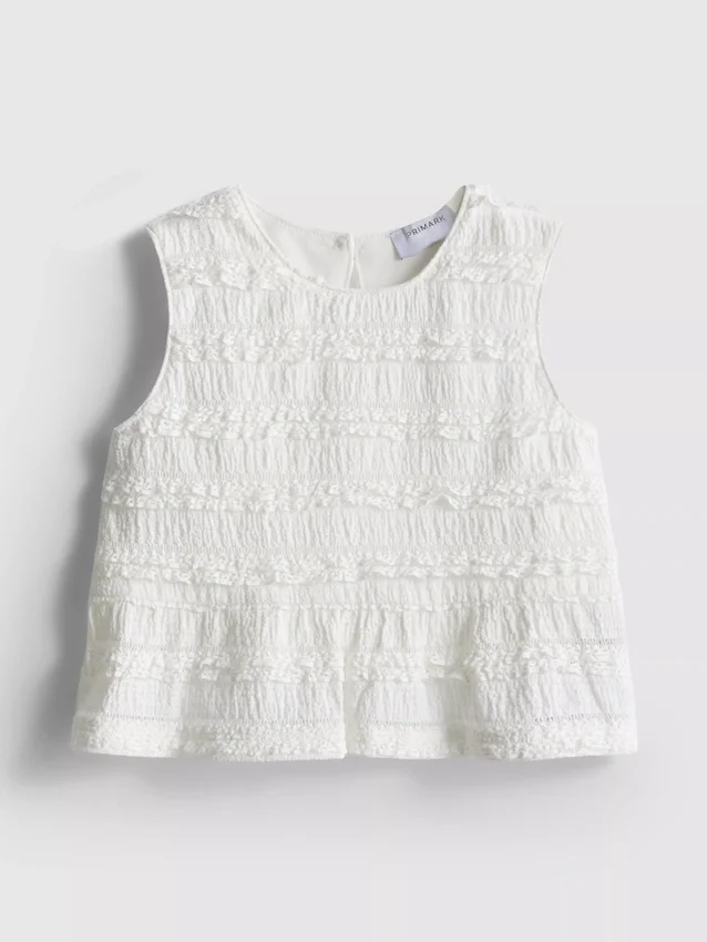 1,5–9 år | peplum-bluse uden ærmer