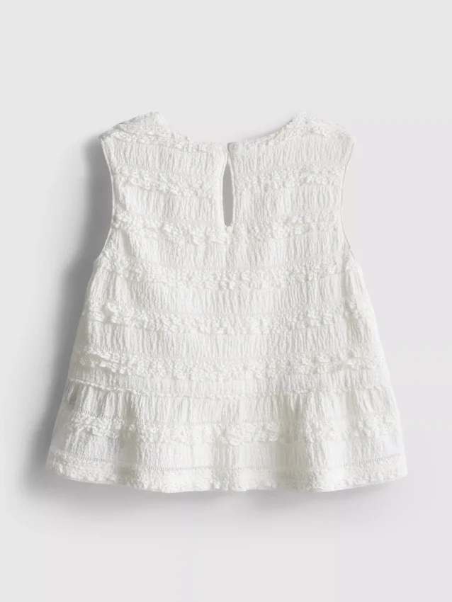 1,5–9 år | peplum-bluse uden ærmer