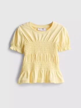 1,5–9 år | Rynket peplum-top