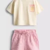 1,5–9 år | Sæt med boxy T-shirt og shorts