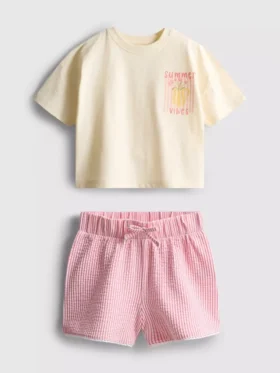 1,5–9 år | Sæt med boxy T-shirt og shorts