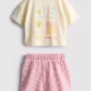 1,5–9 år | Sæt med boxy T-shirt og shorts
