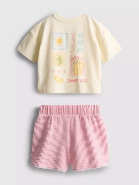 1,5–9 år | Sæt med boxy T-shirt og shorts