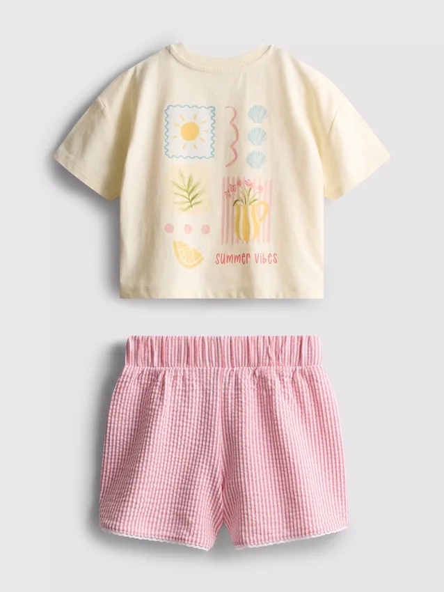 1,5–9 år | Sæt med boxy T-shirt og shorts