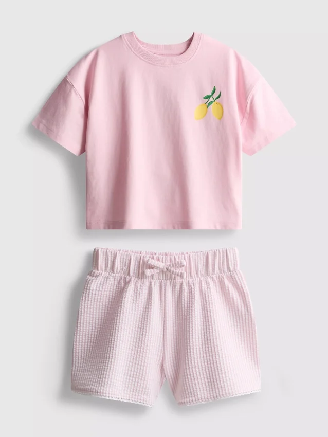 1,5–9 år | Sæt med boxy T-shirt og shorts