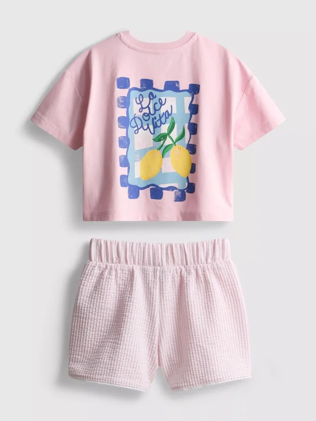 1,5–9 år | Sæt med boxy T-shirt og shorts