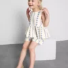 1,5–9 år | sæt med broderet bluse og Shorts