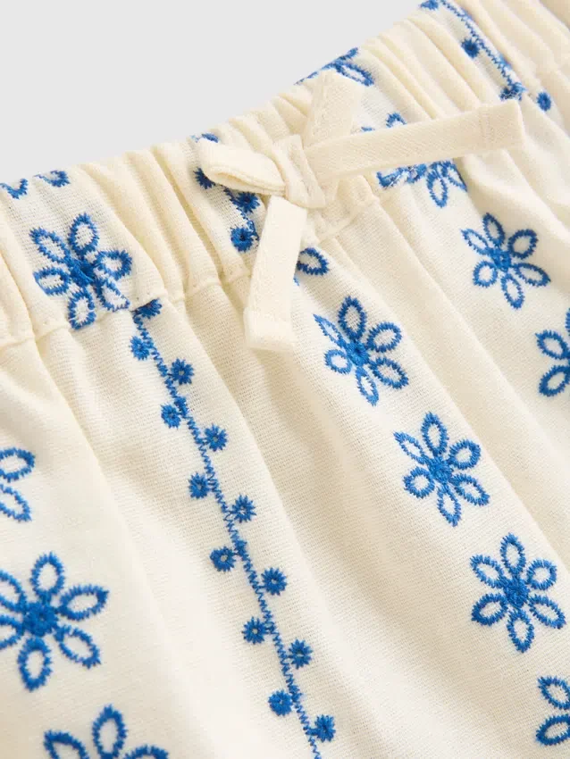 1,5–9 år | sæt med broderet bluse og Shorts