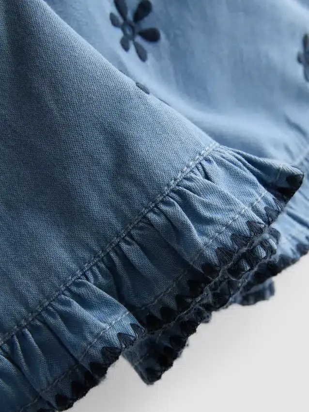 1,5–9 år | sæt med chambray-bluse og Shorts
