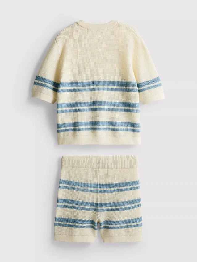 1,5–9 år | sæt med strikket top og Shorts