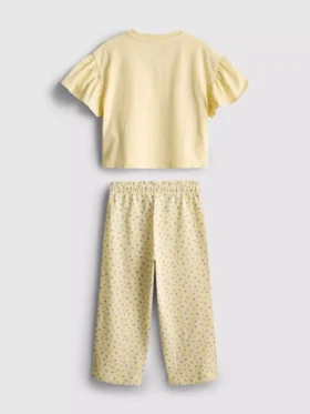 1,5–9 år | sæt med T-shirt med flæser og bukser