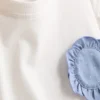 1,5–9 år | sæt med T-shirt med flæser og bukser