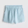 1,5–9 år | Shorts med øjenlås og bølget kant