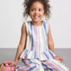 1,5–9 år | stribet peplum-bluse