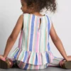 1,5–9 år | stribet peplum-bluse