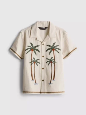 1,5–9 år | T-shirt med broderet palme