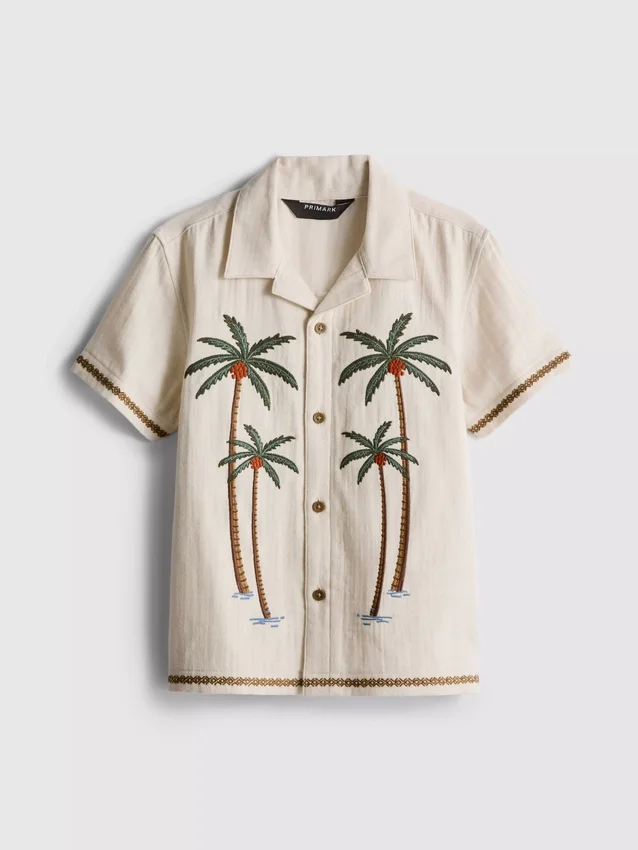 1,5–9 år | T-shirt med broderet palme