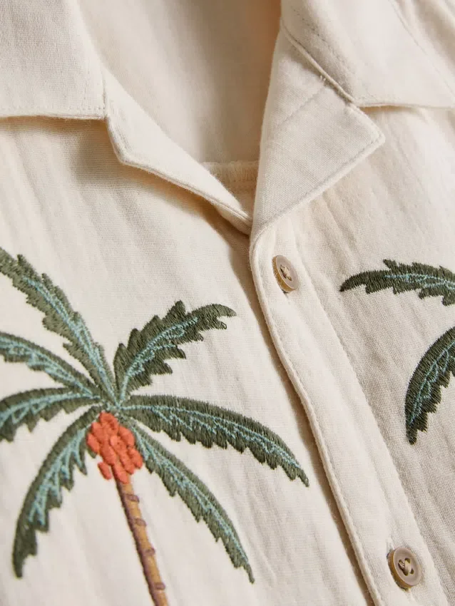 1,5–9 år | T-shirt med broderet palme