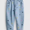 1–9 år | broderede mom-Jeans