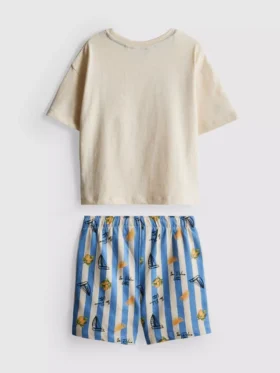1–9 år | Dolce Vita-sæt med T-shirt med grafisk print og Shorts