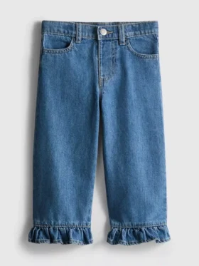 1–9 år | Jeans med flæsekant