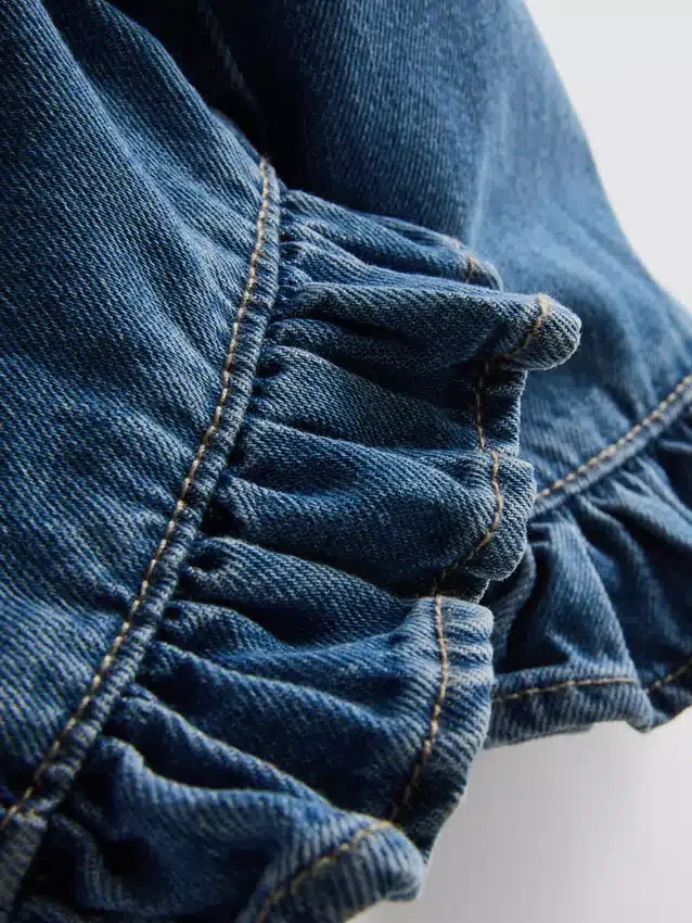 1–9 år | Jeans med flæsekant