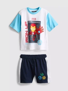1–9 år | Marvel Iron Man T-shirt og Shorts-sæt