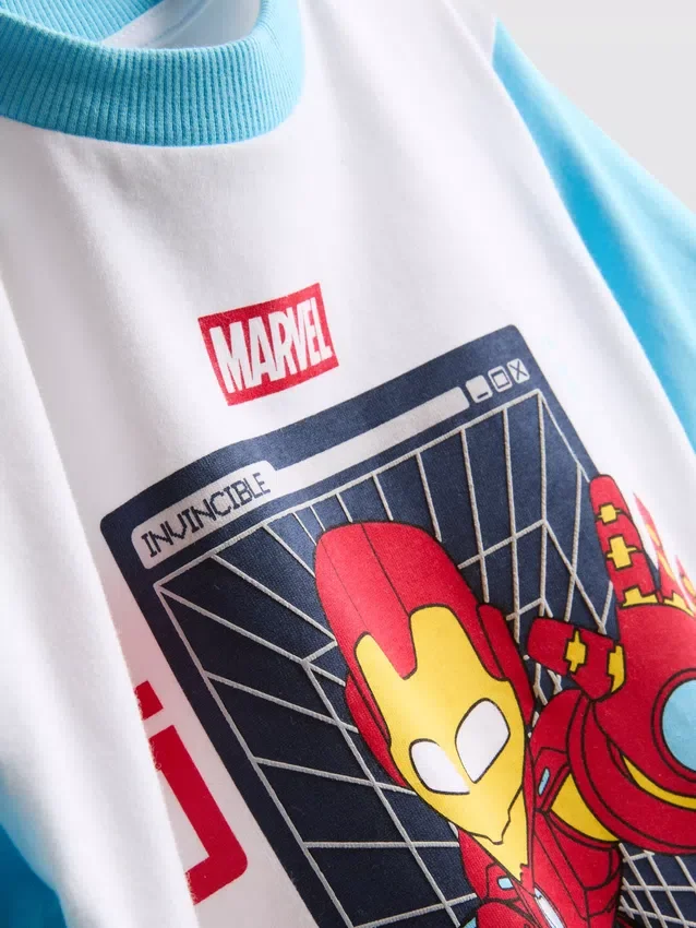 1–9 år | Marvel Iron Man T-shirt og Shorts-sæt