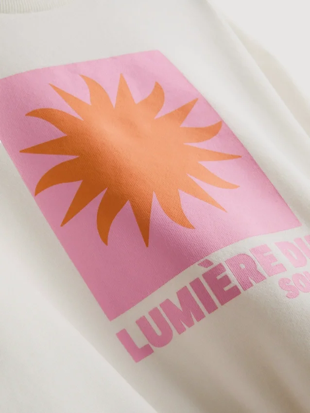 1–9 år | sæt bestående af sweatshirt og bukser med krøllet struktur