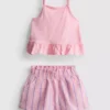 1–9 år | sæt med peplum-top og Shorts