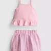 1–9 år | sæt med peplum-top og Shorts