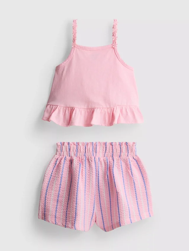 1–9 år | sæt med peplum-top og Shorts