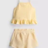 1–9 år | sæt med peplum-top og Shorts