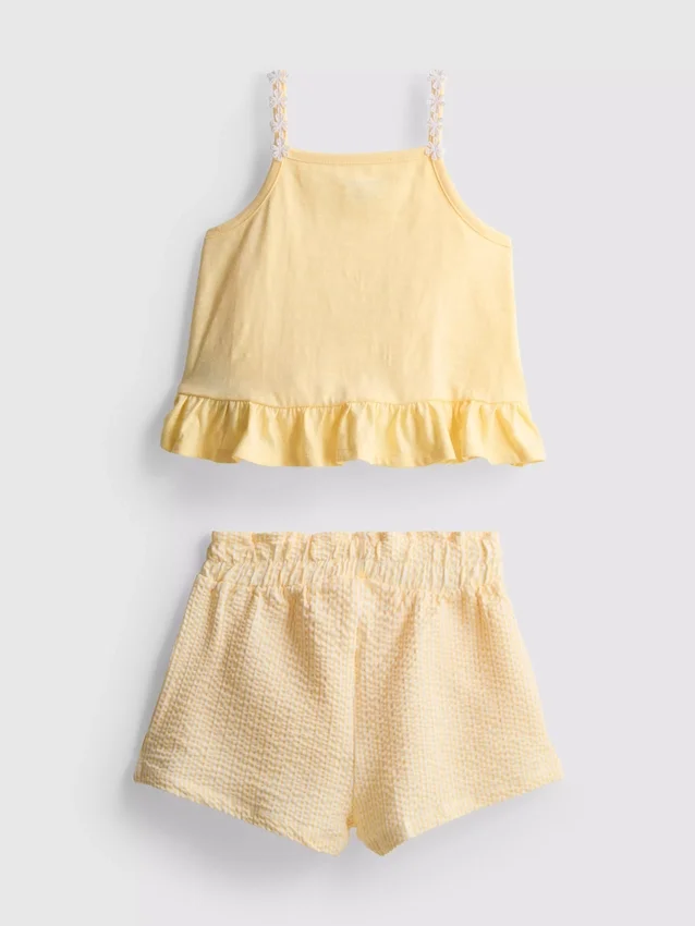 1–9 år | sæt med peplum-top og Shorts