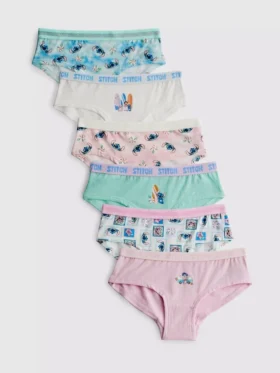 2-15 år | 6-pak Disney's Stitch hipster-underbukser